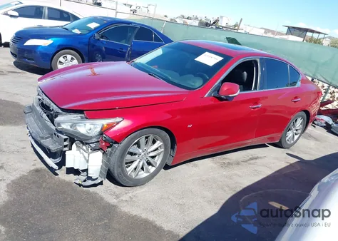 2014 Infiniti Q50 Premium from USA, damaged, VIN JN1BV7AP5EM676316